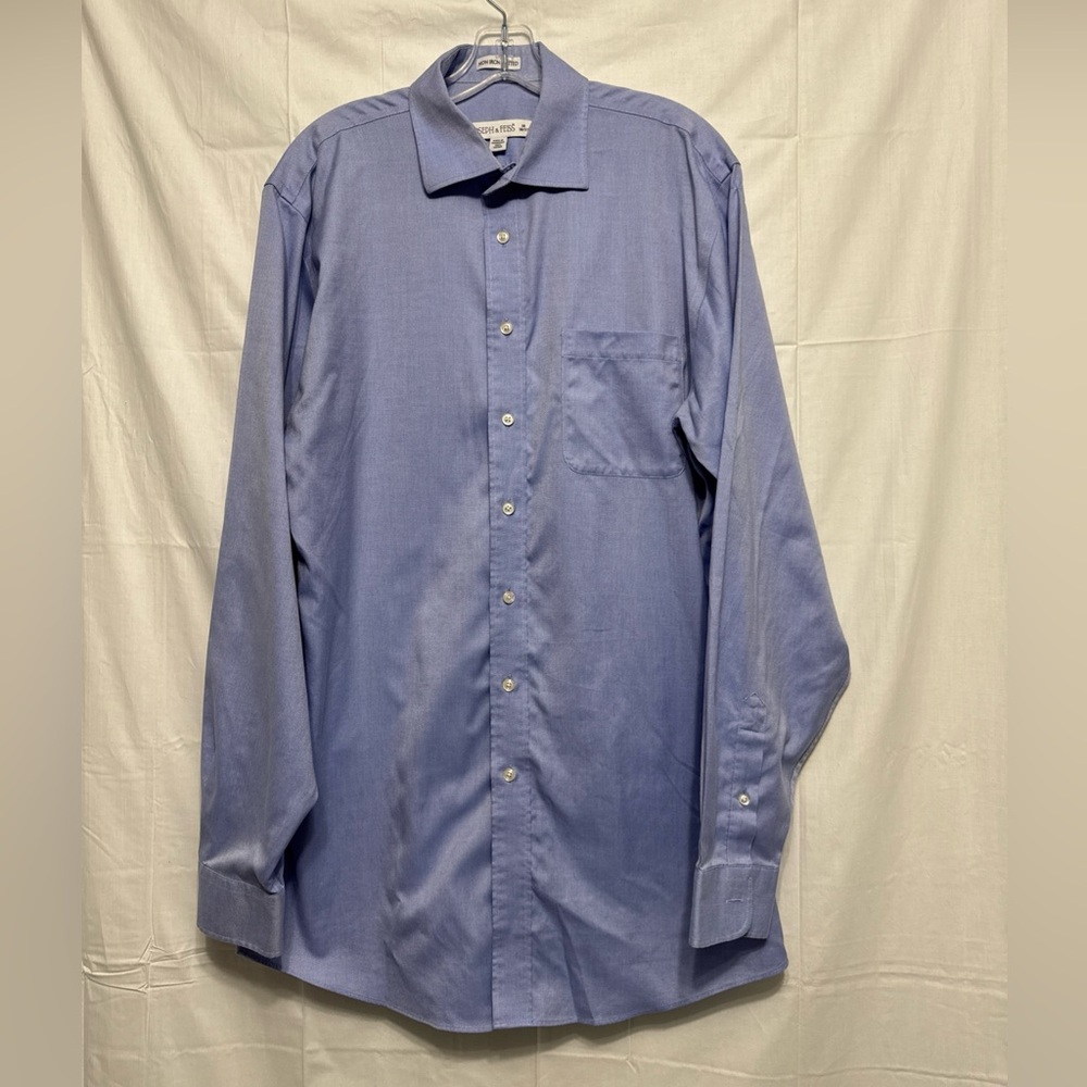 Joseph Feiss International Long Sleeve Button Up Shirt Men’s  17 36/37